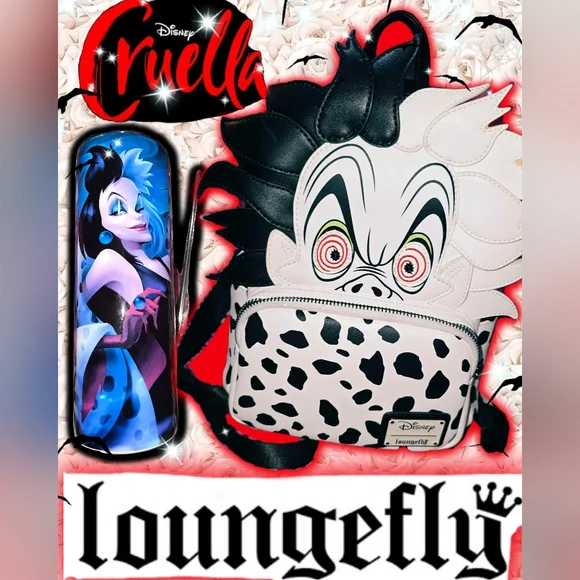Disney Loungefly Cruella De Vil Backpack - Picture 1 of 16